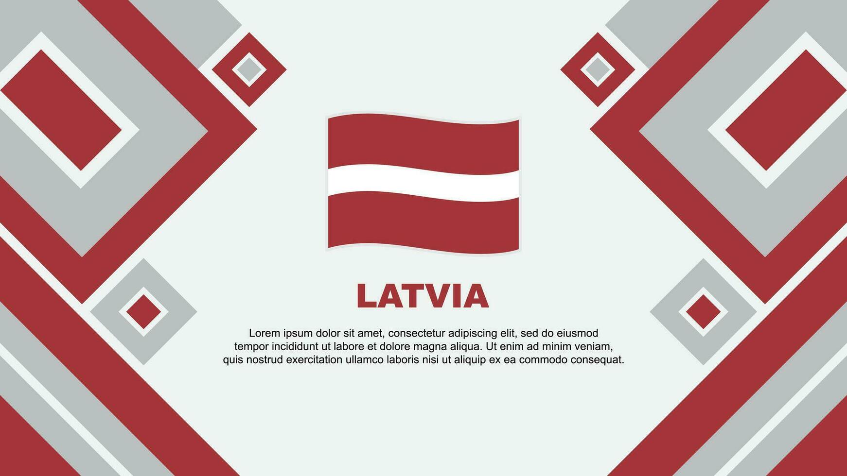 lettland flagga abstrakt bakgrund design mall. lettland oberoende dag baner tapet vektor illustration. lettland tecknad serie