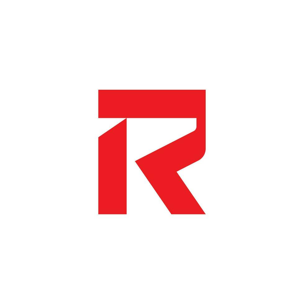 buchstabe r logo template design vektor