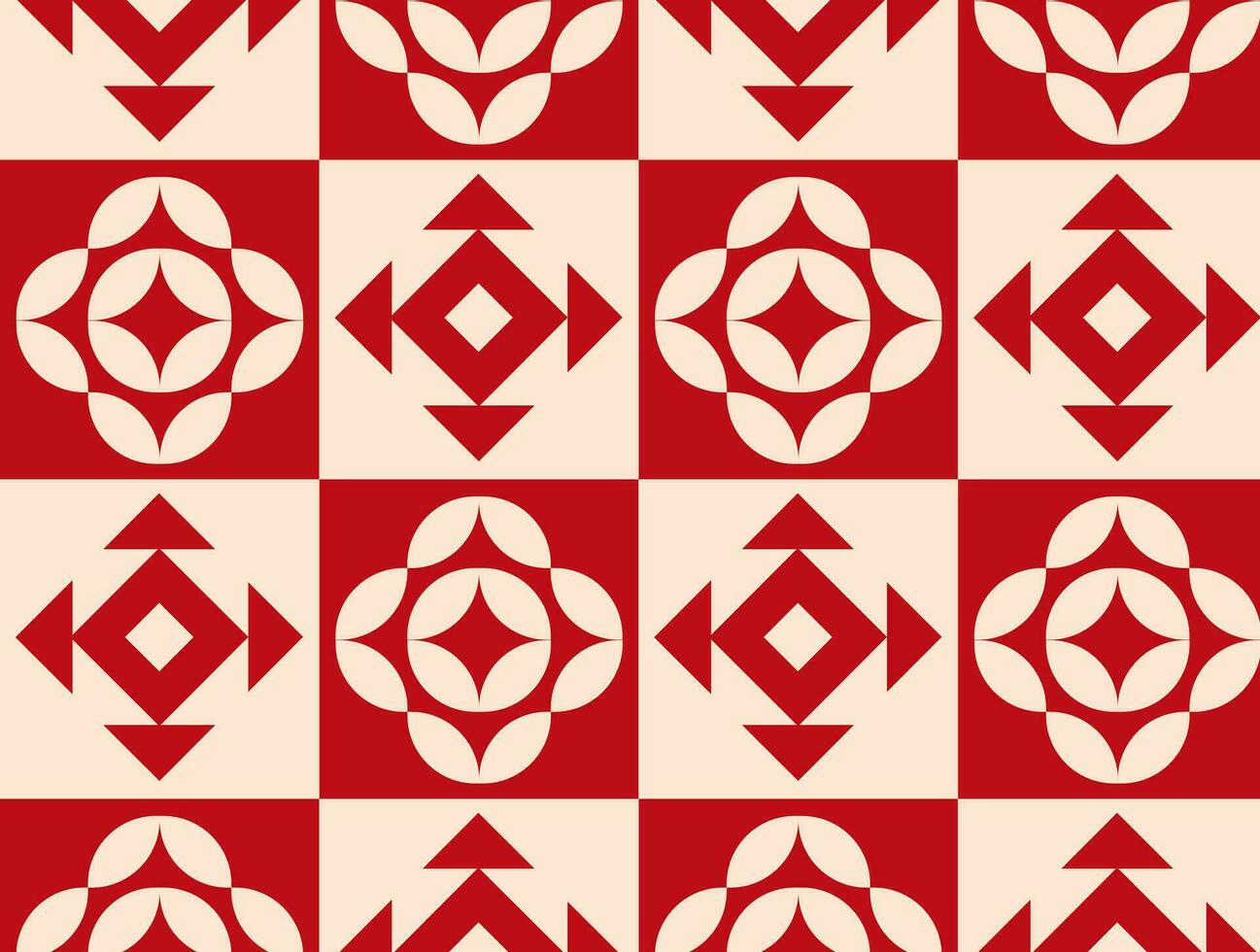 geometrisch Vektor Muster im skandinavisch Stil. Rosa und rot Farbe. Grafik Design Hintergrund Illustration.