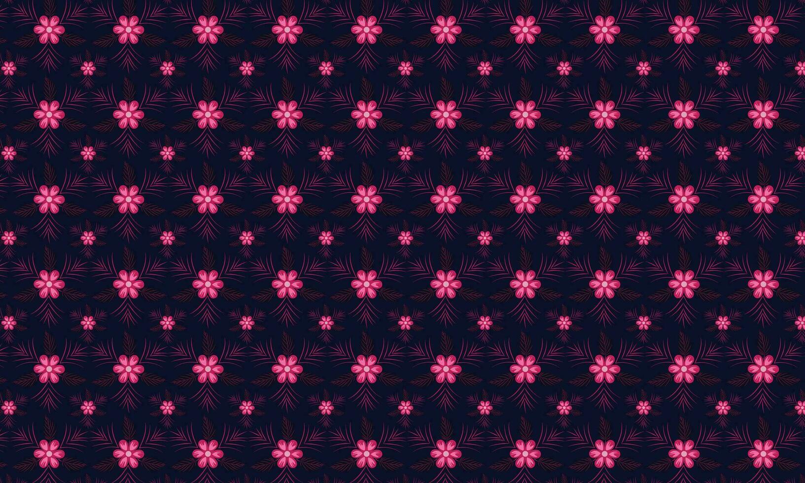 schön Blumen- Muster und Hintergrund Vektor Design