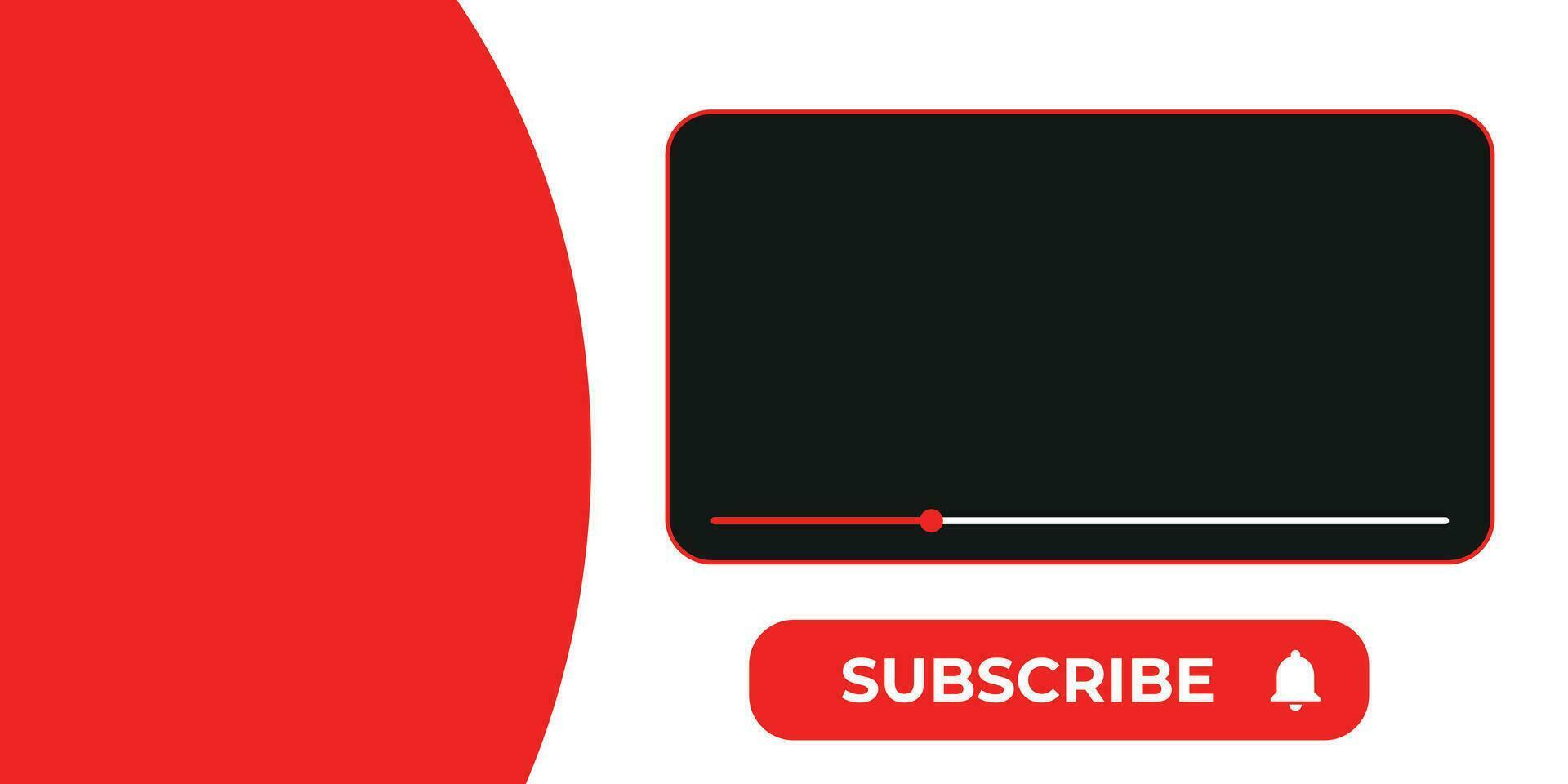 Youtube kanal omslag trådram. Youtube baner för design din kanal. Youtube kanal namn lägre tredje vektor