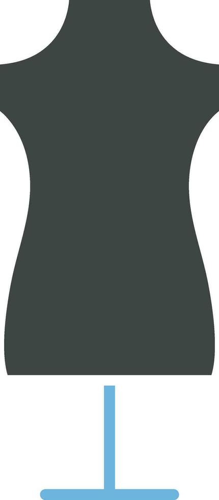 Kleid Halter Symbol Vektor Bild.