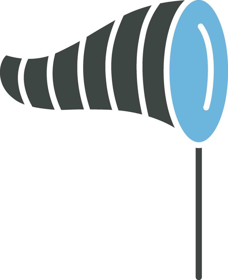 Windsack Symbol Vektor Bild.