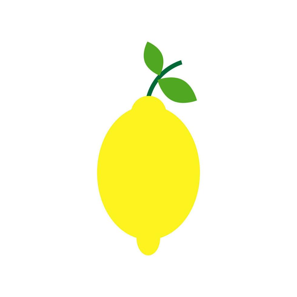 Zitrone Symbol Vektor. Früchte Illustration unterzeichnen. Vitamine Symbol. Vegetarier Logo. Essen markieren. vektor