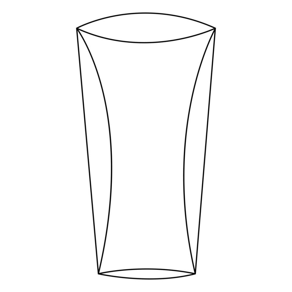 kontinuierlich einer Linie Zeichnung von Cocktail, Sommer- frisch trinken Gliederung Vektor Illustration und minimalistisch Design