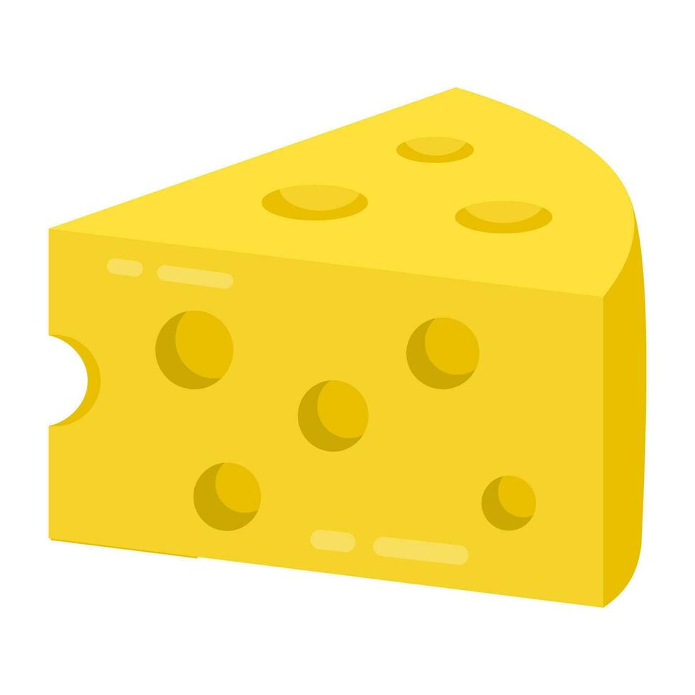 ein Symbol Design von Käse Scheibe vektor