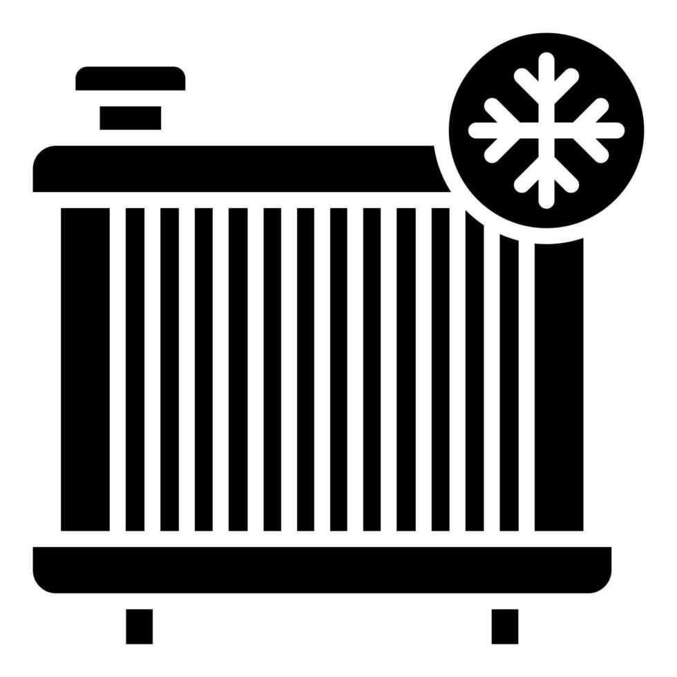 Kühlmittel System Symbol Linie Vektor Illustration