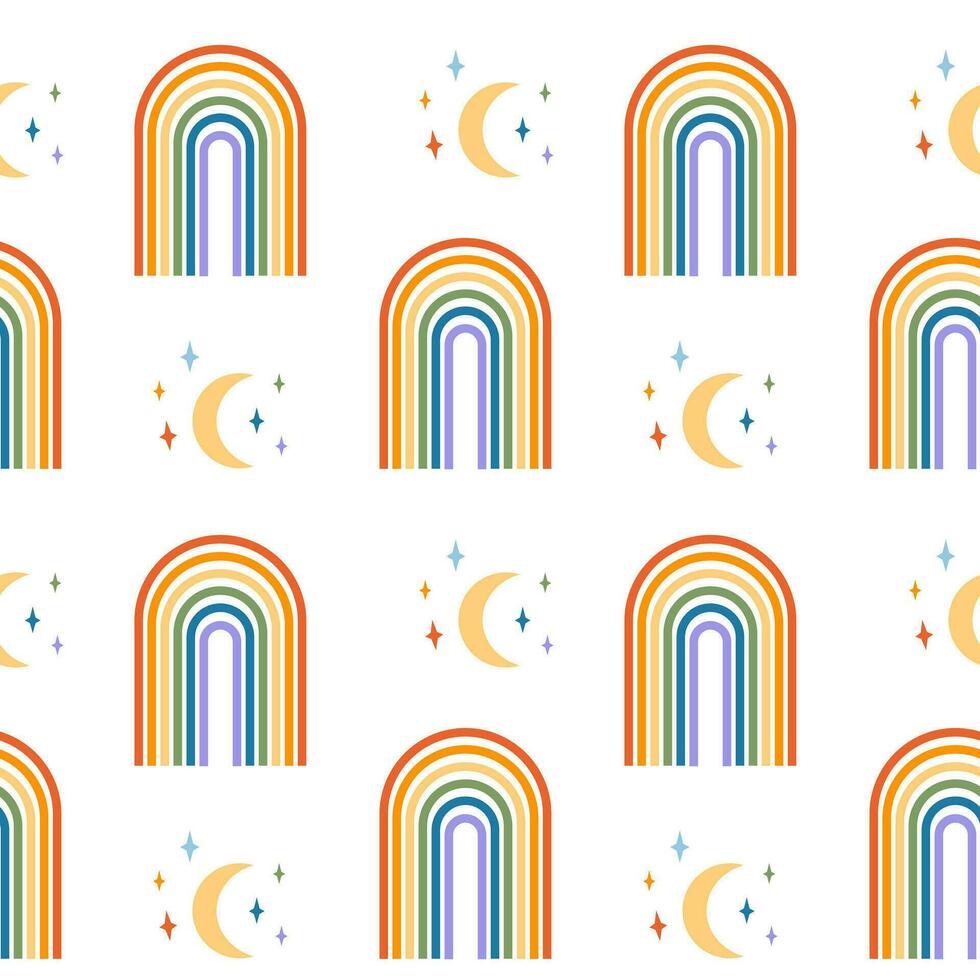 sömlös mönster med regnbåge färgad häftig ord kärlek i hjärta form. retro 60s 70s bakgrund med HBTQ symboler. samtida minimalistisk design för lgbtq stolthet månad och Gay parad. vektor. vektor