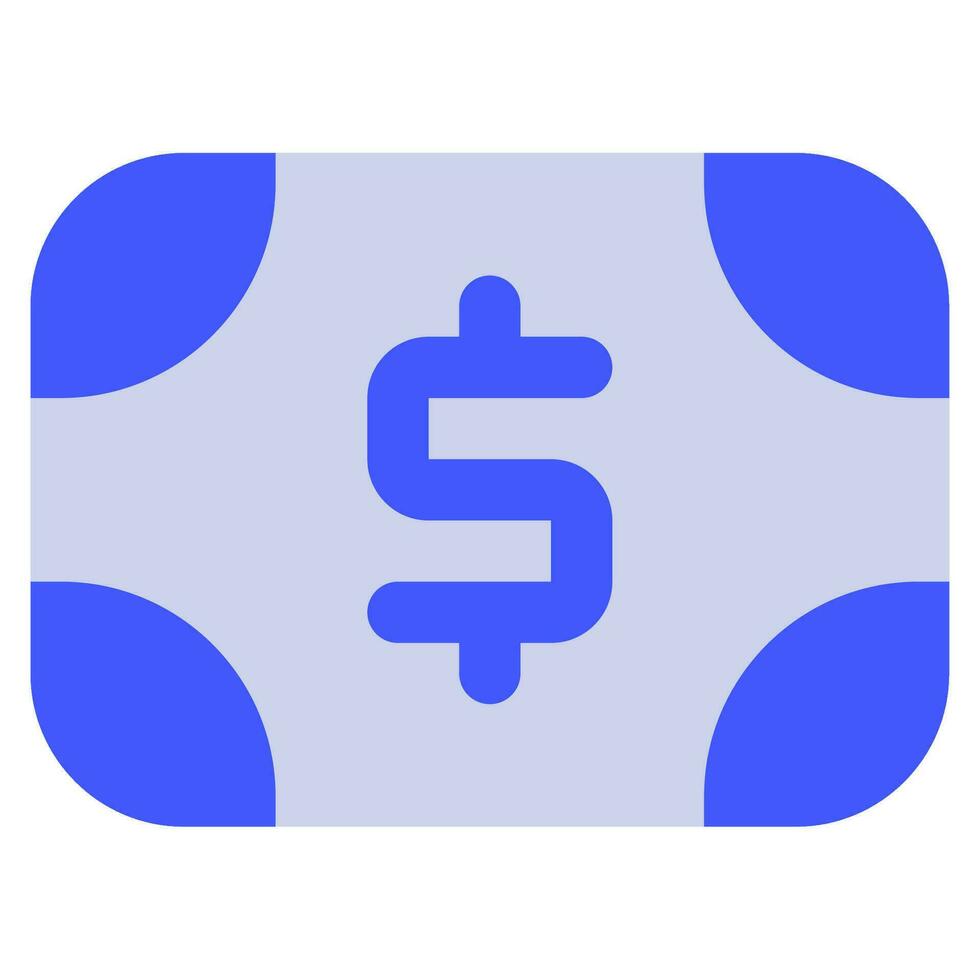 Banknote Symbol Illustration zum Netz, Anwendung, Infografik, usw vektor