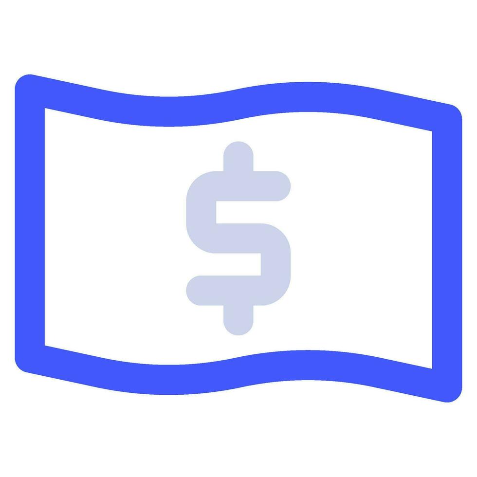 Banknote Symbol Illustration zum Netz, Anwendung, Infografik, usw vektor