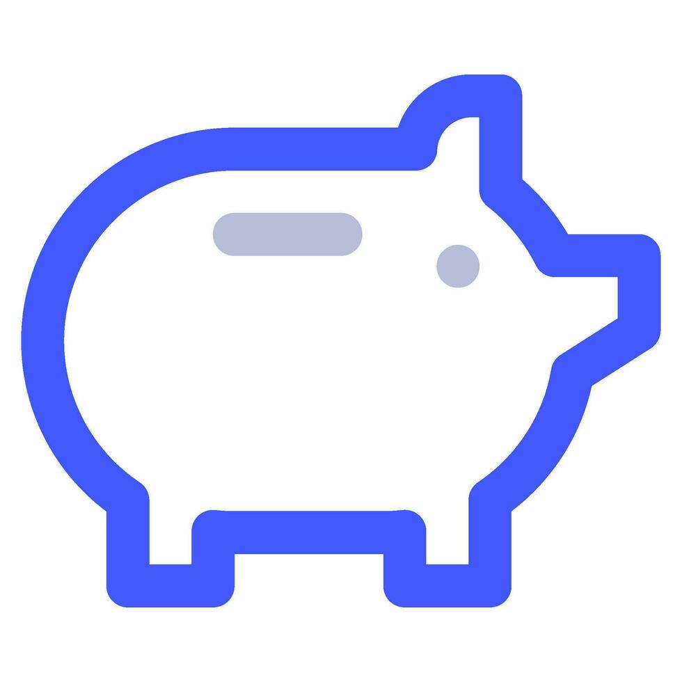 Schweinchen Bank Symbol Illustration zum Netz, Anwendung, Infografik, usw vektor