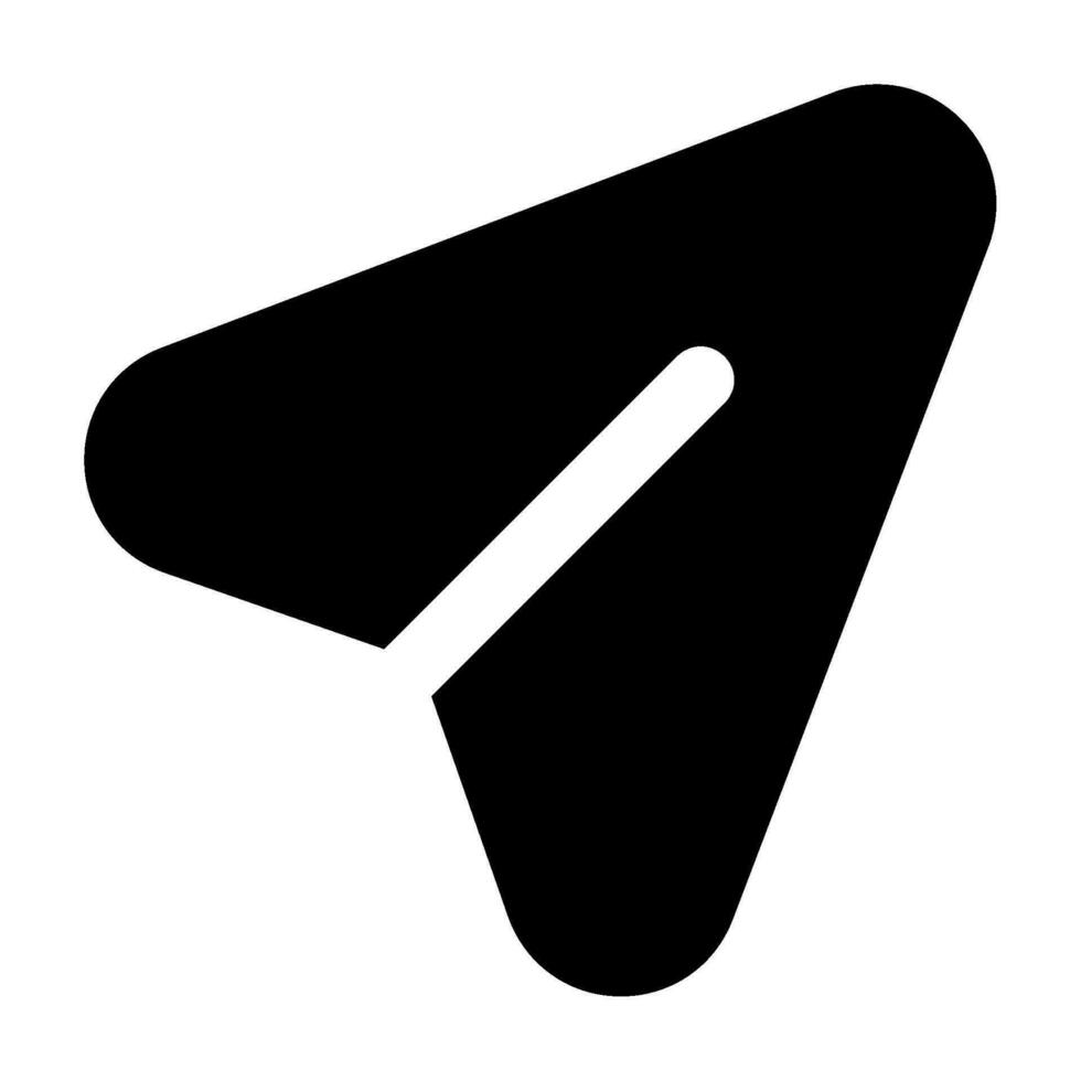 Papier Flugzeug Symbol Illustration zum Netz, Anwendung, Infografik, usw vektor