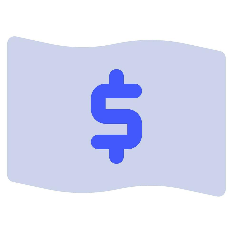 Banknote Symbol Illustration zum Netz, Anwendung, Infografik, usw vektor