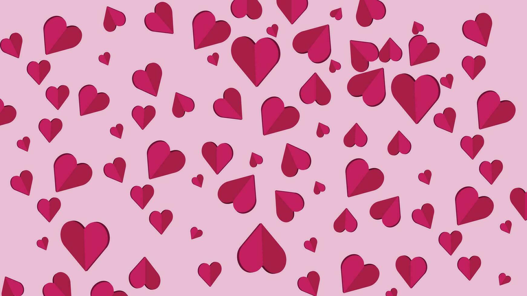 abstarct Valentinstag Rosa Liebe Hintergrund. vektor