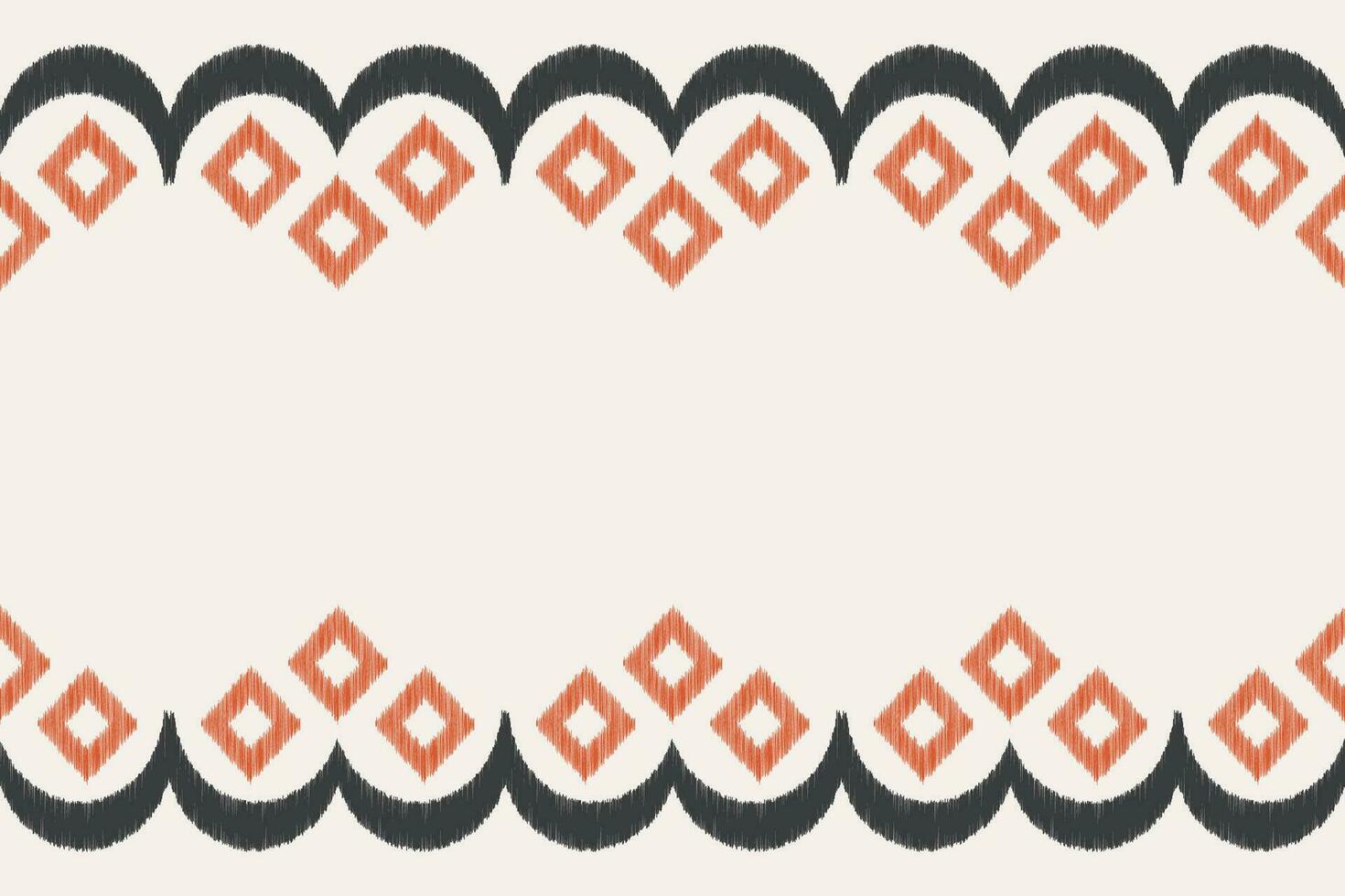 ethnisch Ikat Stoff Muster geometrisch Stil.afrikanisch Ikat Stickerei ethnisch orientalisch Muster braun Sahne Hintergrund. abstrakt,vektor,illustration.textur,kleidung,rahmen,dekoration,motiv,teppich. vektor