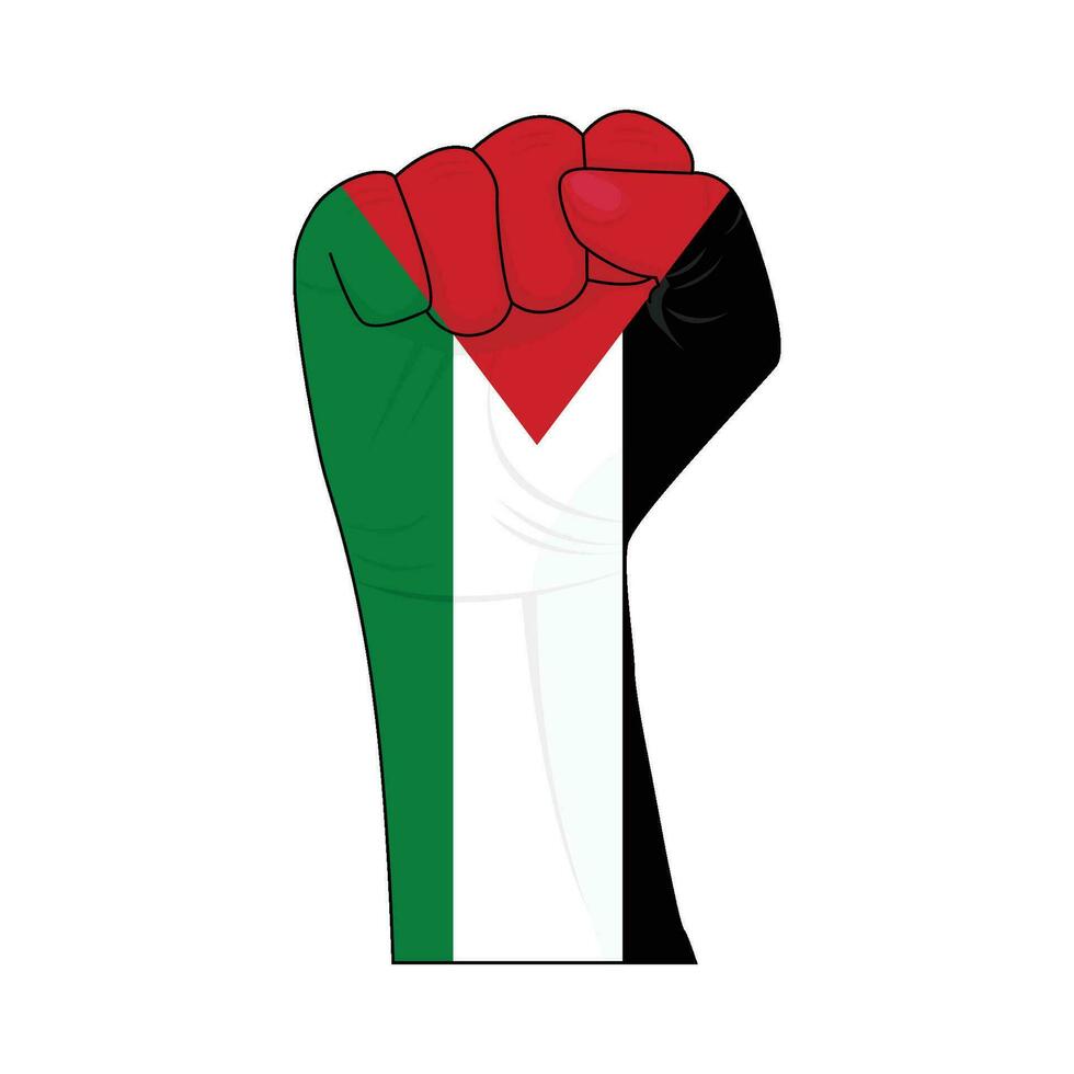 kostenlos Palästina Hand Geste Illustration vektor
