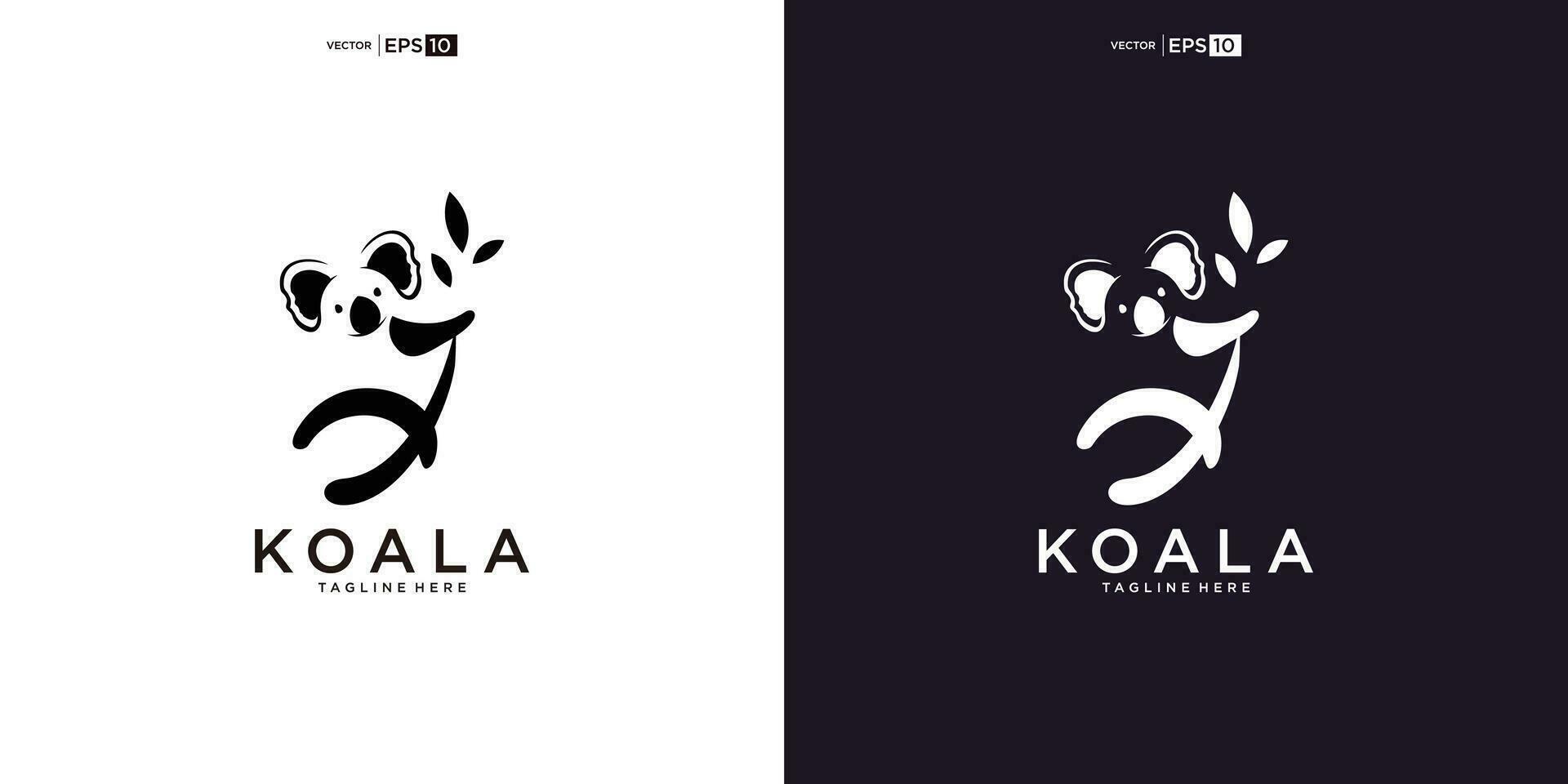 Koala Logo Design Vektor Inspiration