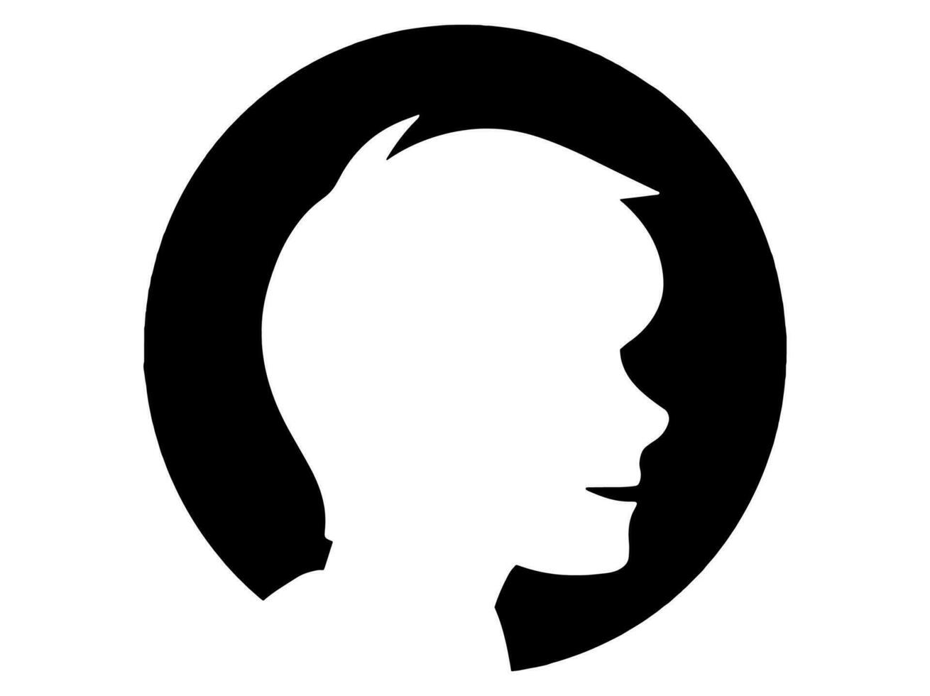 Benutzerbild Profil Bild Silhouette Illustration vektor