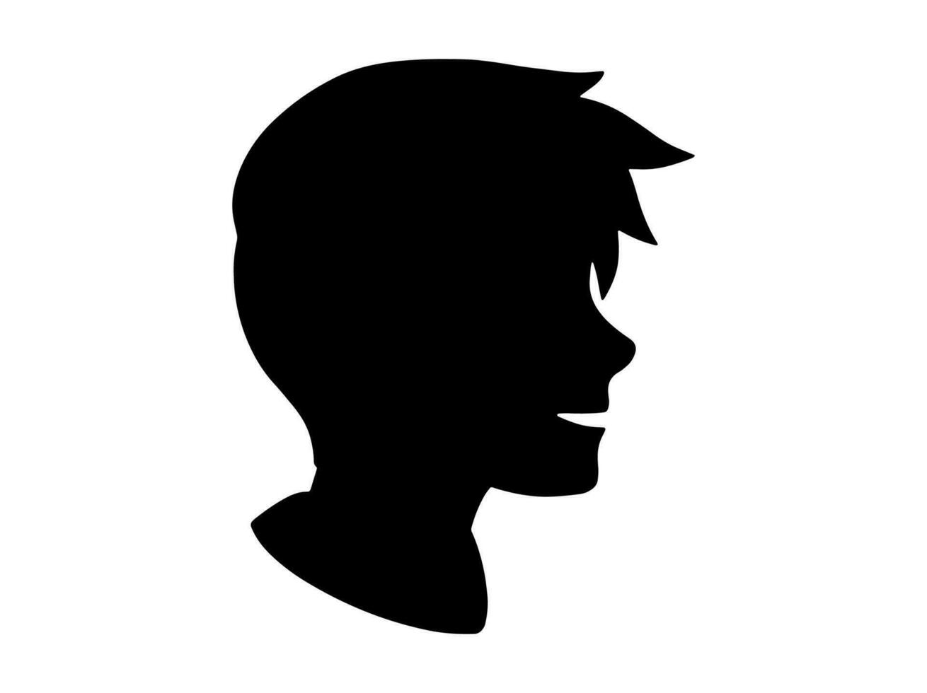 avatar profil bild silhuett illustration vektor