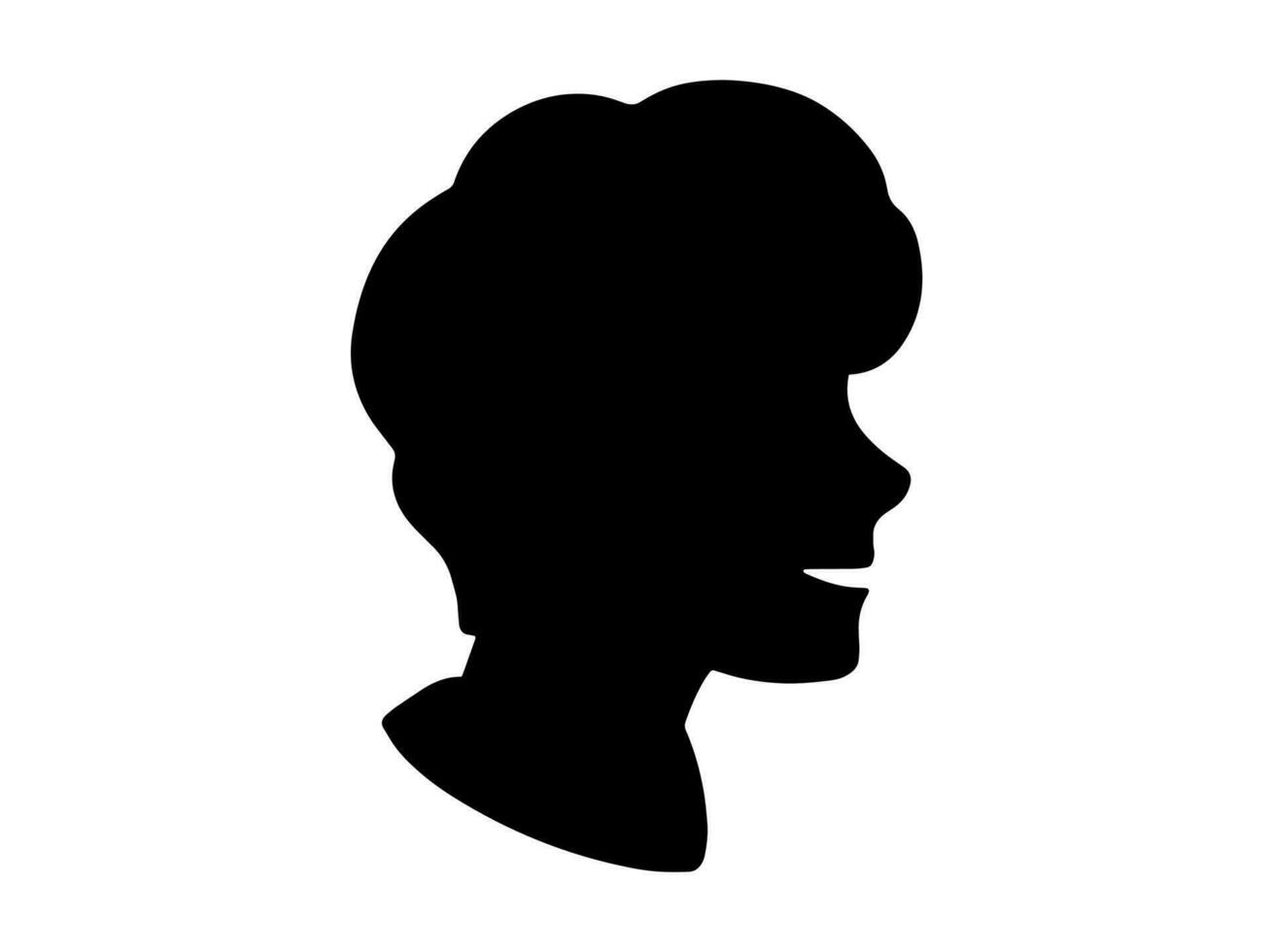 Benutzerbild Profil Bild Silhouette Illustration vektor