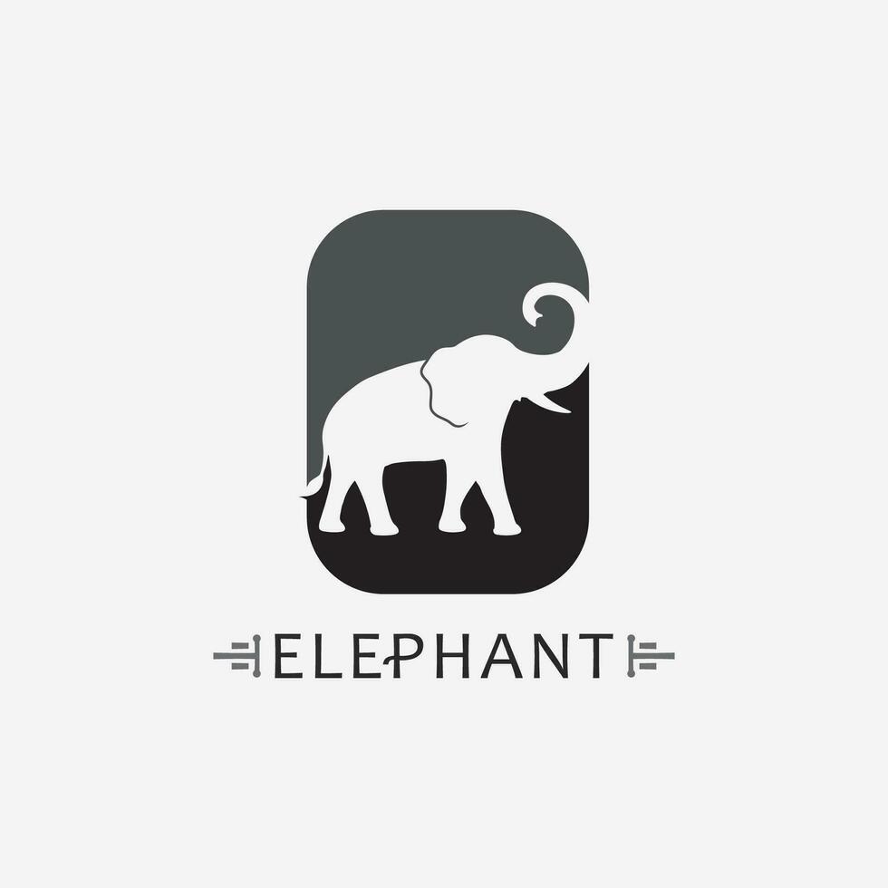 elefant logotyp vektor illustratör formgivningsmall