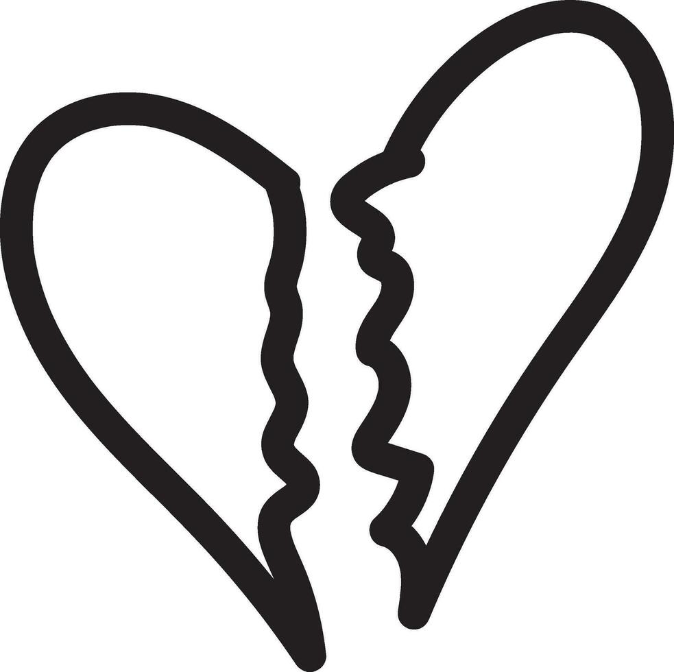 Herz Gekritzel, Liebe Symbol, Hintergrund, Illustration, Valentinstag, Valentinstag, Zeichnung, kritzeln, Gliederung vektor