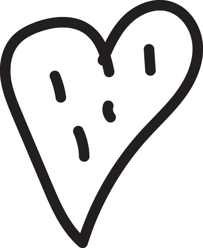 Herz Gekritzel, Liebe Symbol, Hintergrund, Illustration, Valentinstag, Valentinstag, Zeichnung, kritzeln, Gliederung vektor