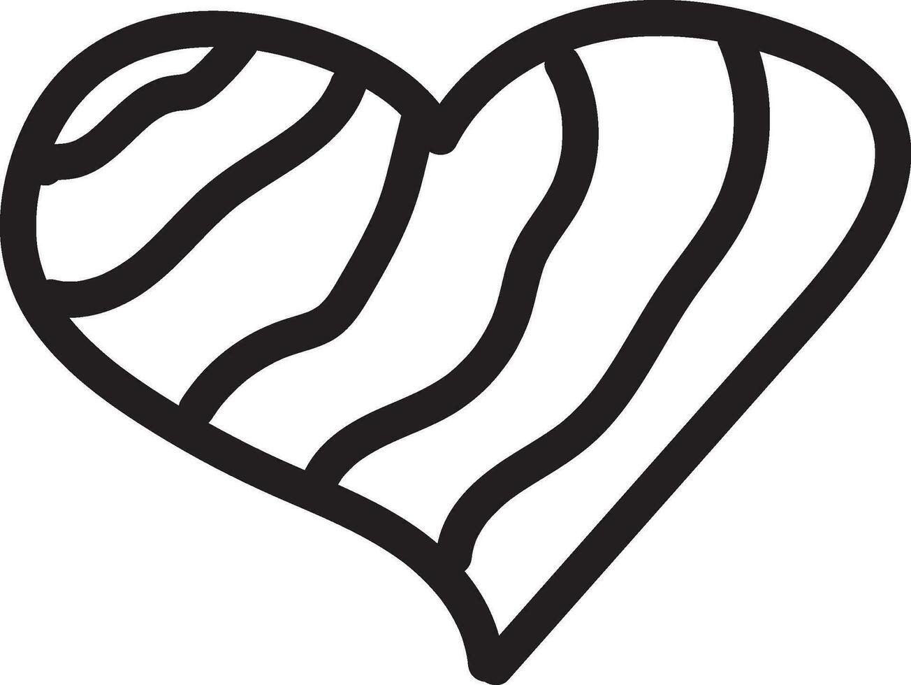 Herz Gekritzel, Liebe Symbol, Hintergrund, Illustration, Valentinstag, Valentinstag, Zeichnung, kritzeln, Gliederung vektor