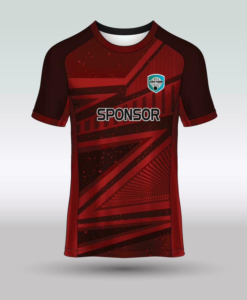 Sublimation T-Shirt Design, Jersey Design vektor