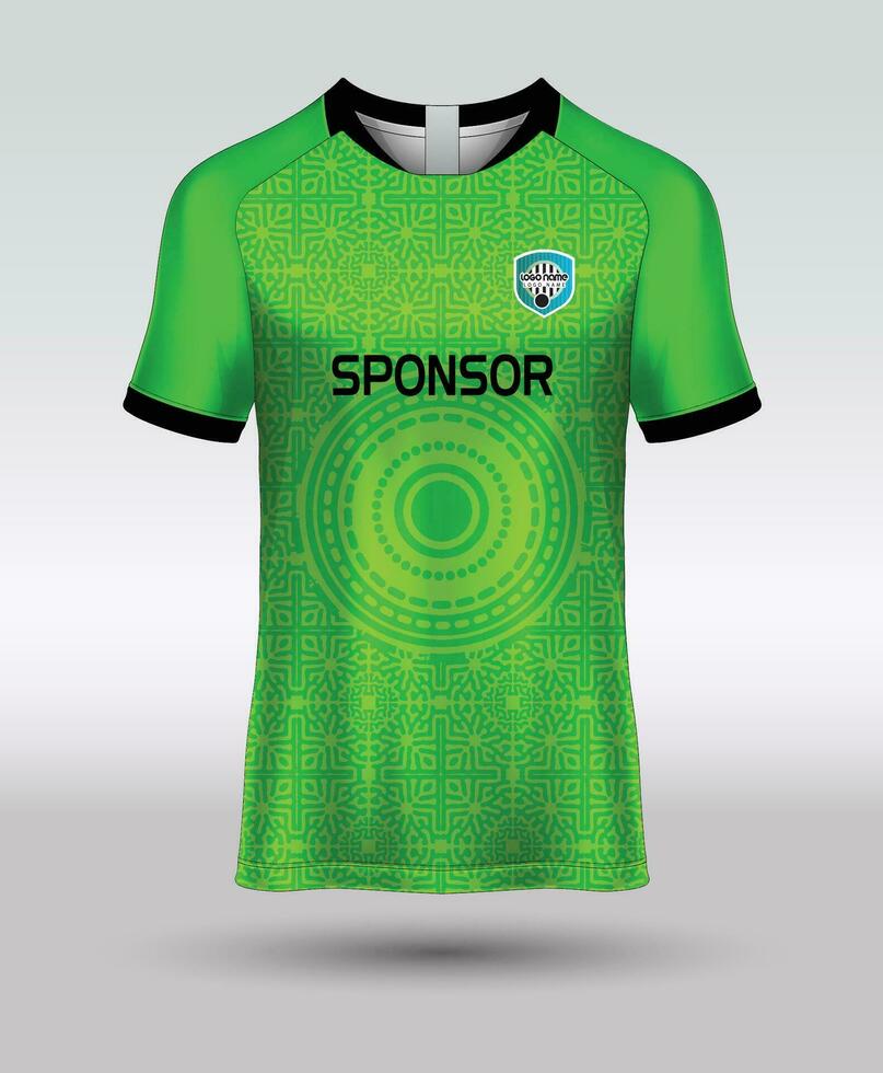 Sublimation T-Shirt Design, Jersey Design vektor