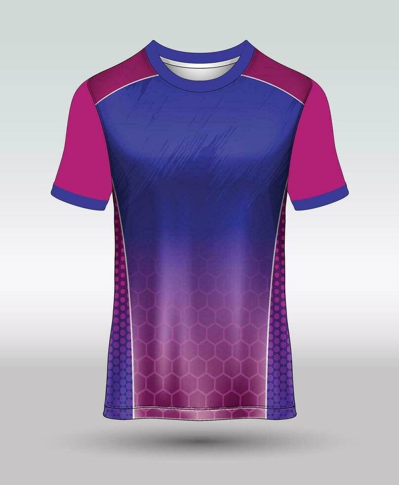 Sublimation T-Shirt Design, Jersey Design vektor