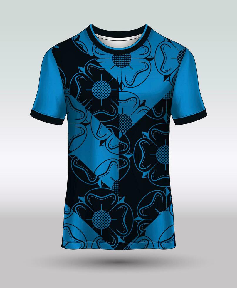 Sublimation T-Shirt Design, Jersey Design vektor