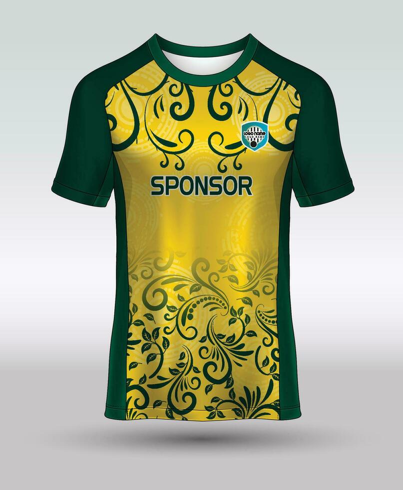 Sublimation T-Shirt Design, Jersey Design vektor