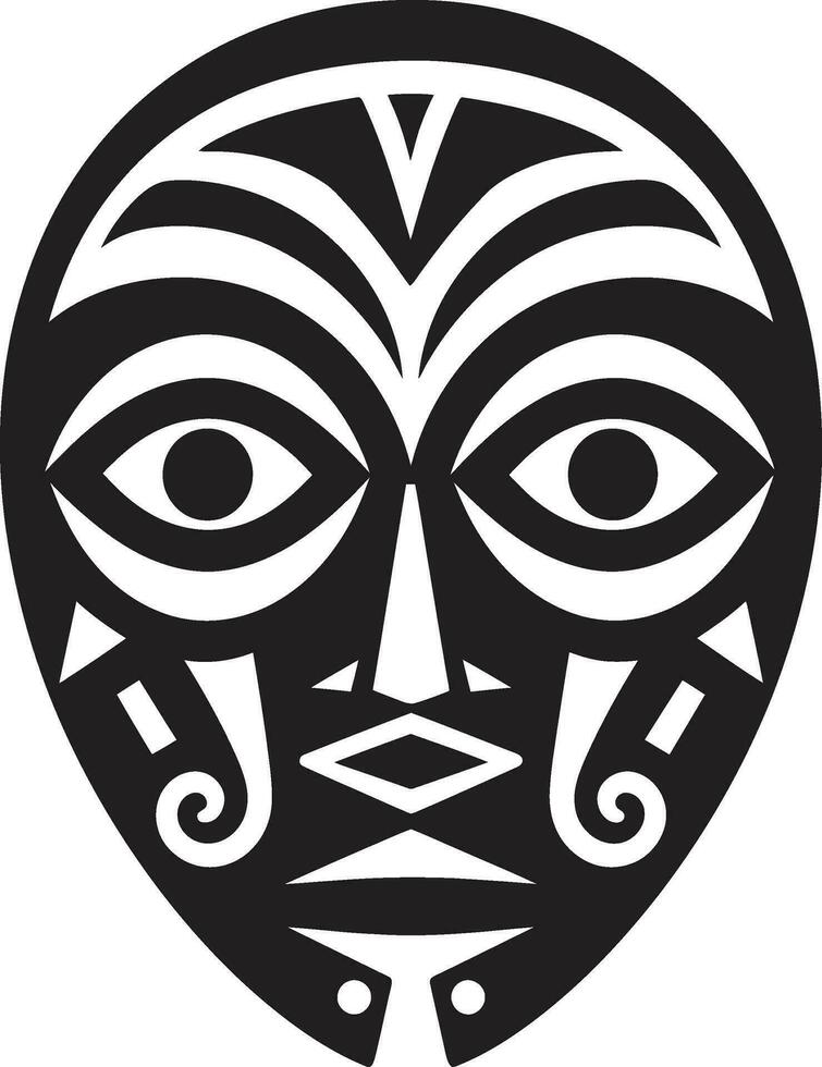 kulturell väsen stam- vektor ikon förfäder viskar afrikansk mask logotyp