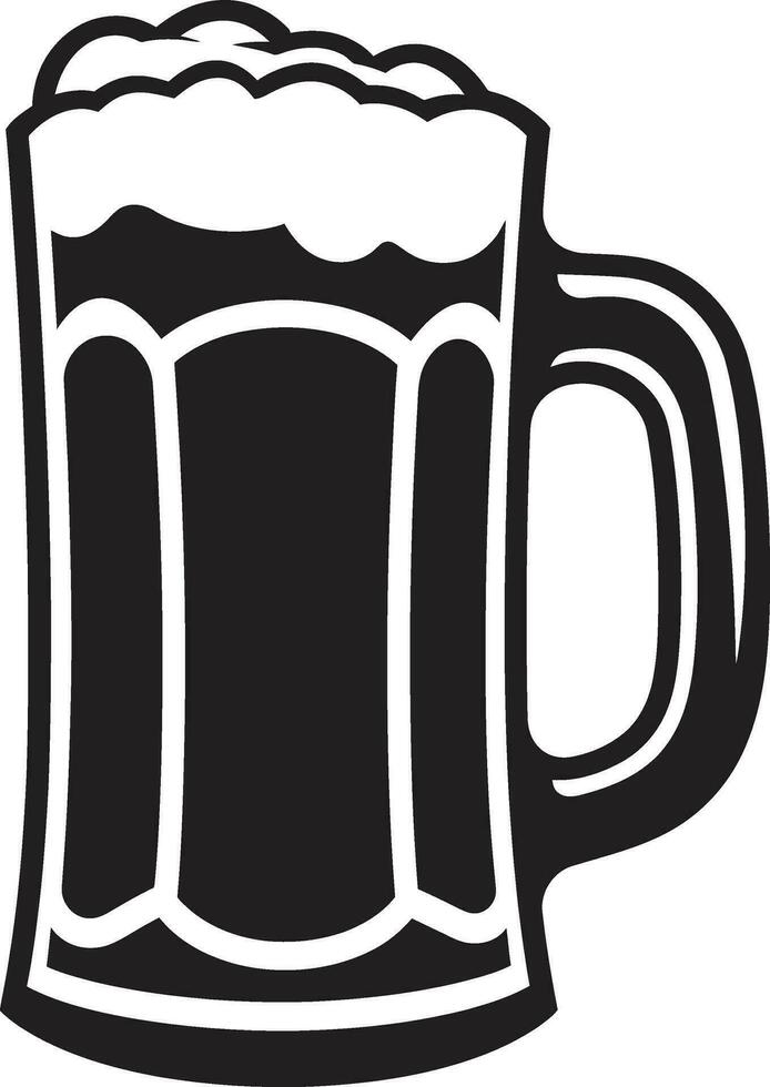 Fass brauen Vektor Bier Glas Symbol Stout Symbol schwarz Ale Emblem