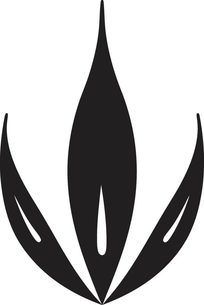 Grün Vitalität Aloe schwarz Logo Design Aloe Gelassenheit Vektor schwarz Pflanze Emblem