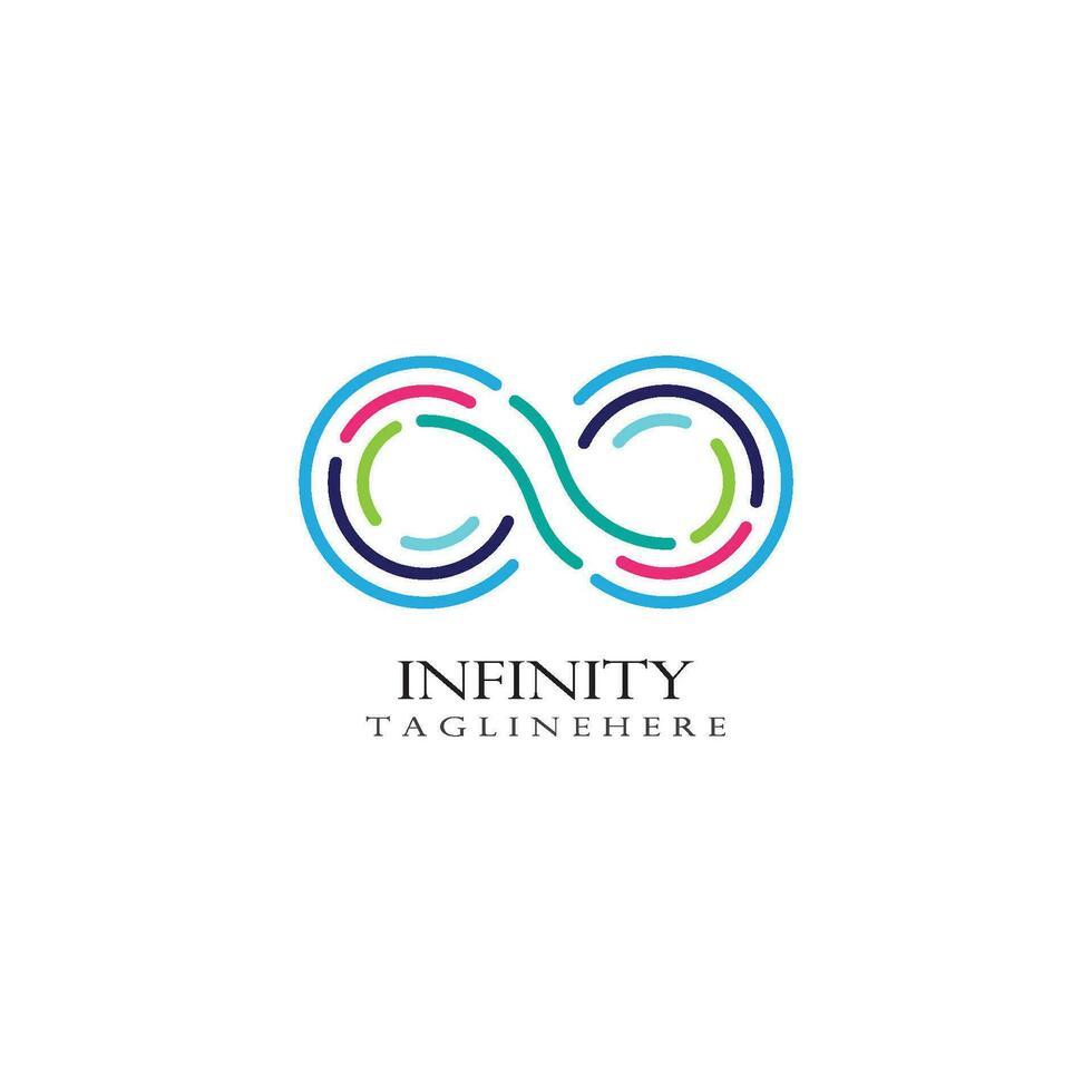 infinity logotyp mall vektor