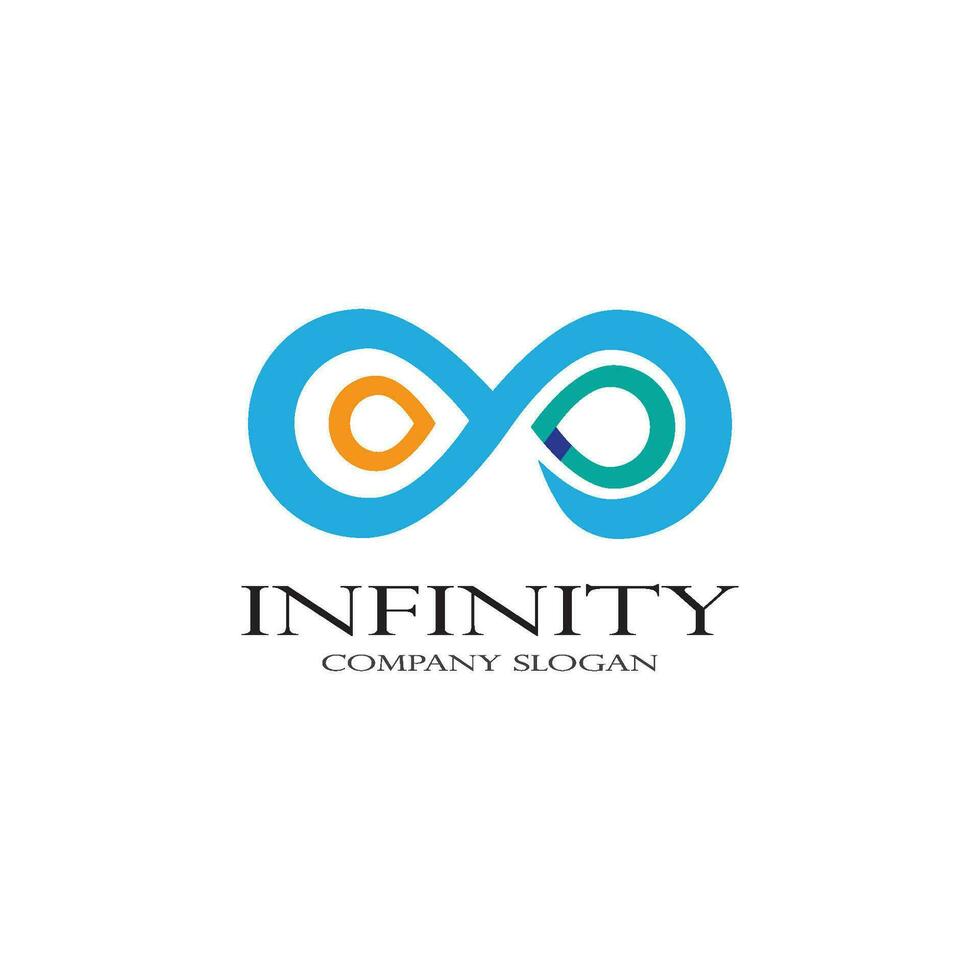 Infinity-Logo-Vorlage vektor