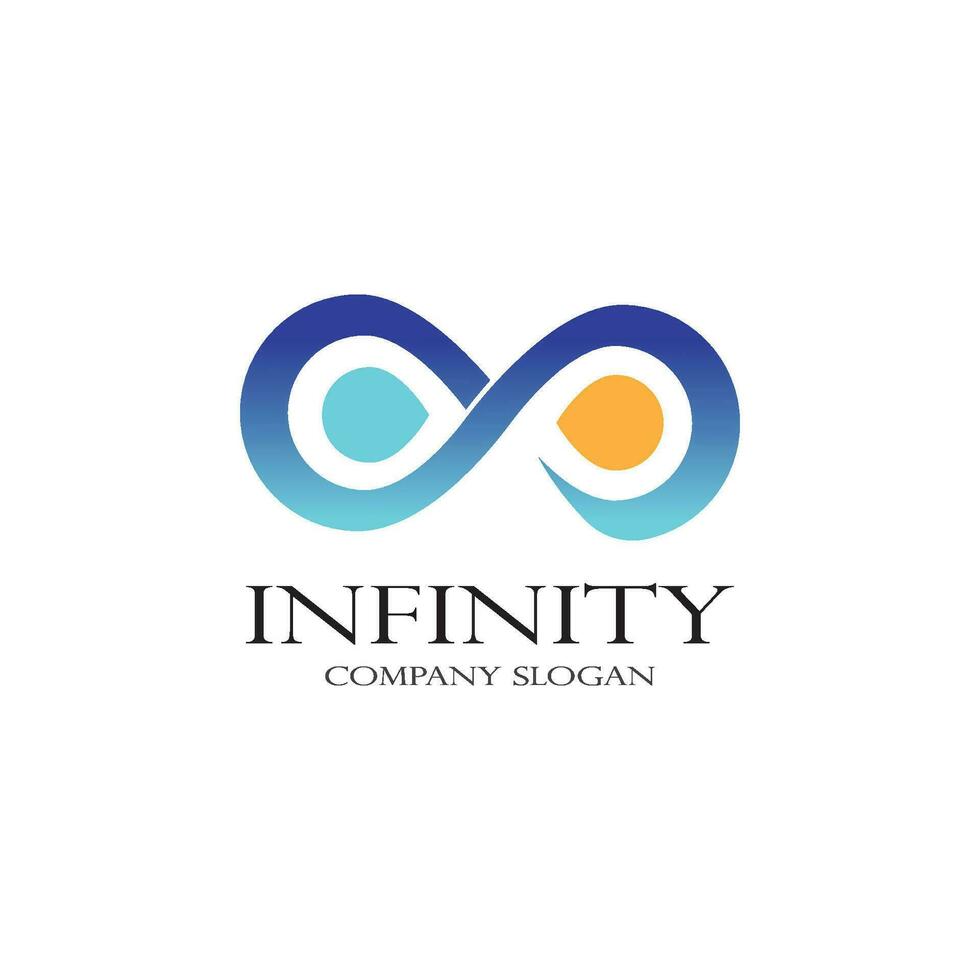 Infinity-Logo-Vorlage vektor