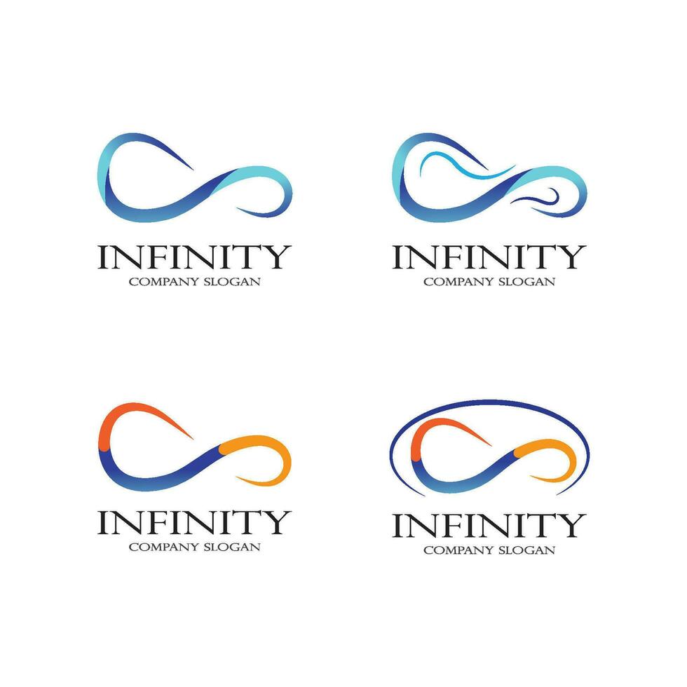 Infinity-Logo-Vorlage vektor