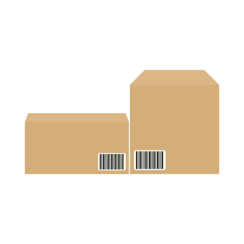 låda leverans illustration vektor