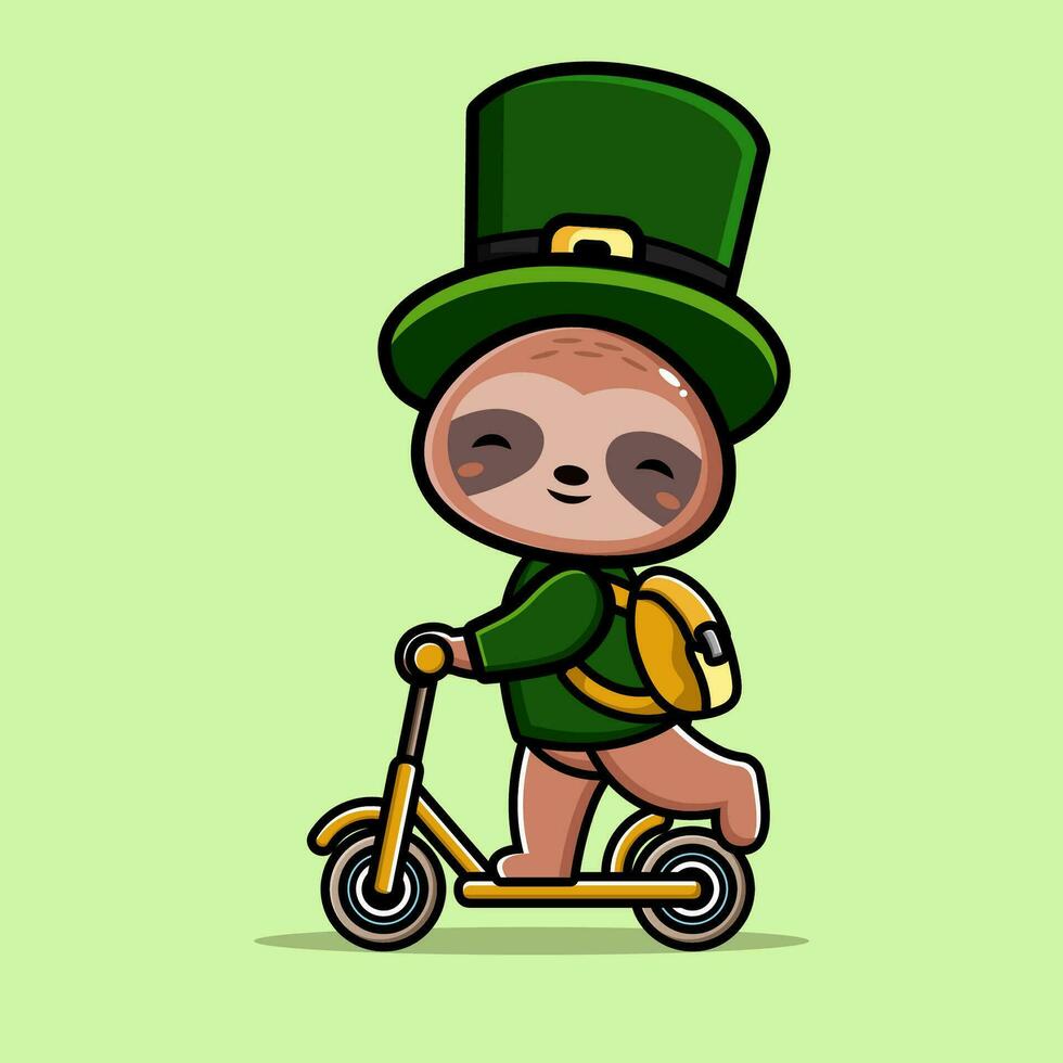 st Patrick Tag Karikatur Charakter Kobold vektor