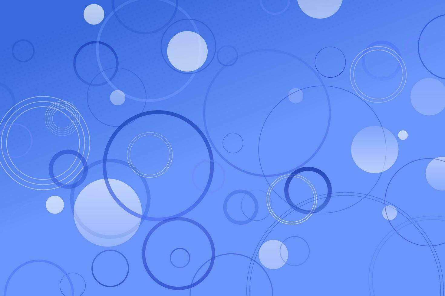 blå cirkel webb sida bakgrund - geometrisk vektor grafisk med cirklar