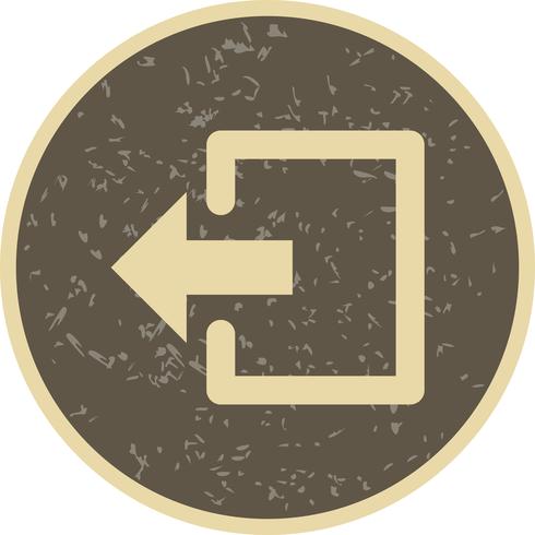 Logout-Vektor-Symbol vektor