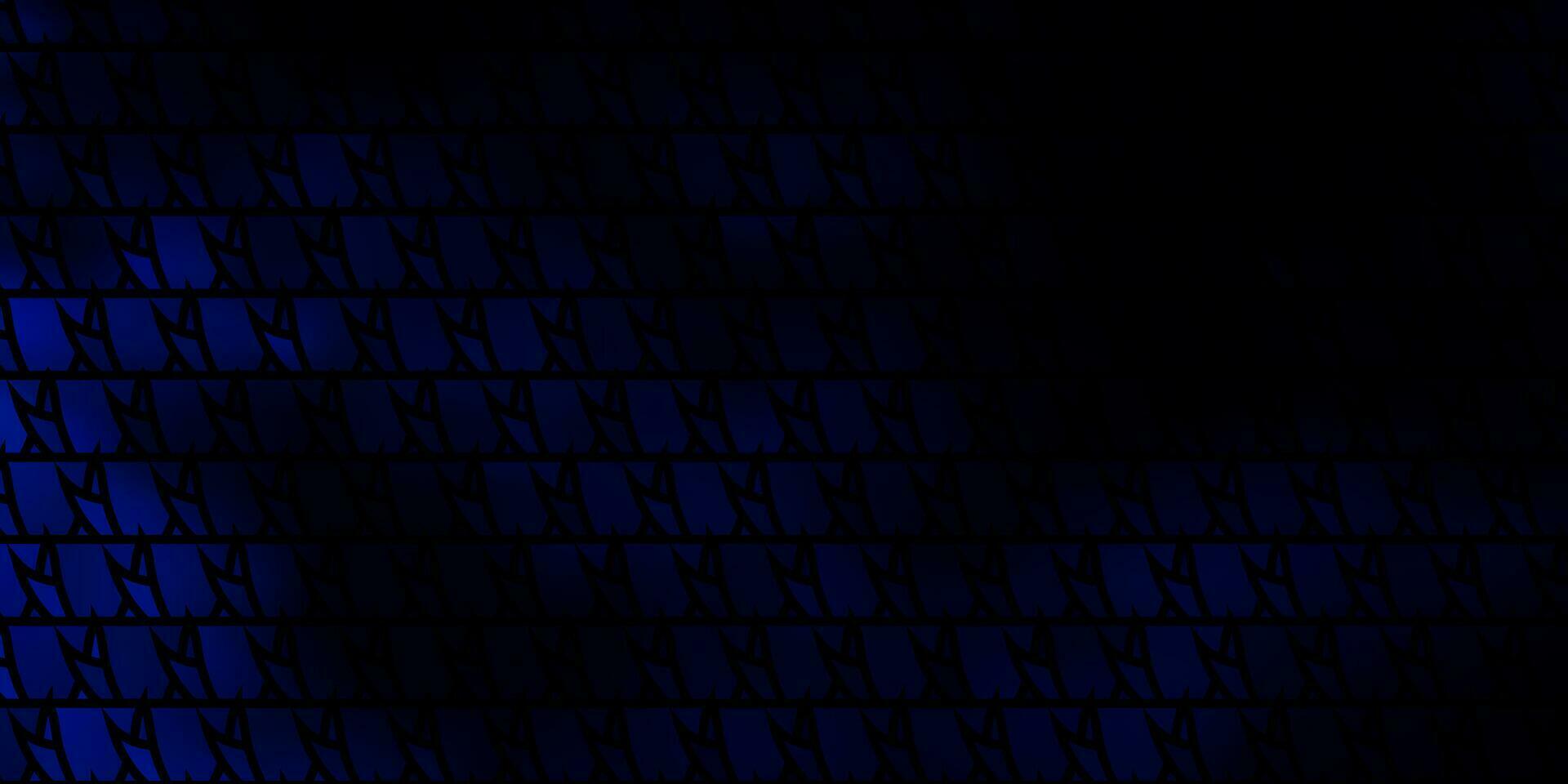 mörkblå vektor bakgrund med månghörnigt stil.
