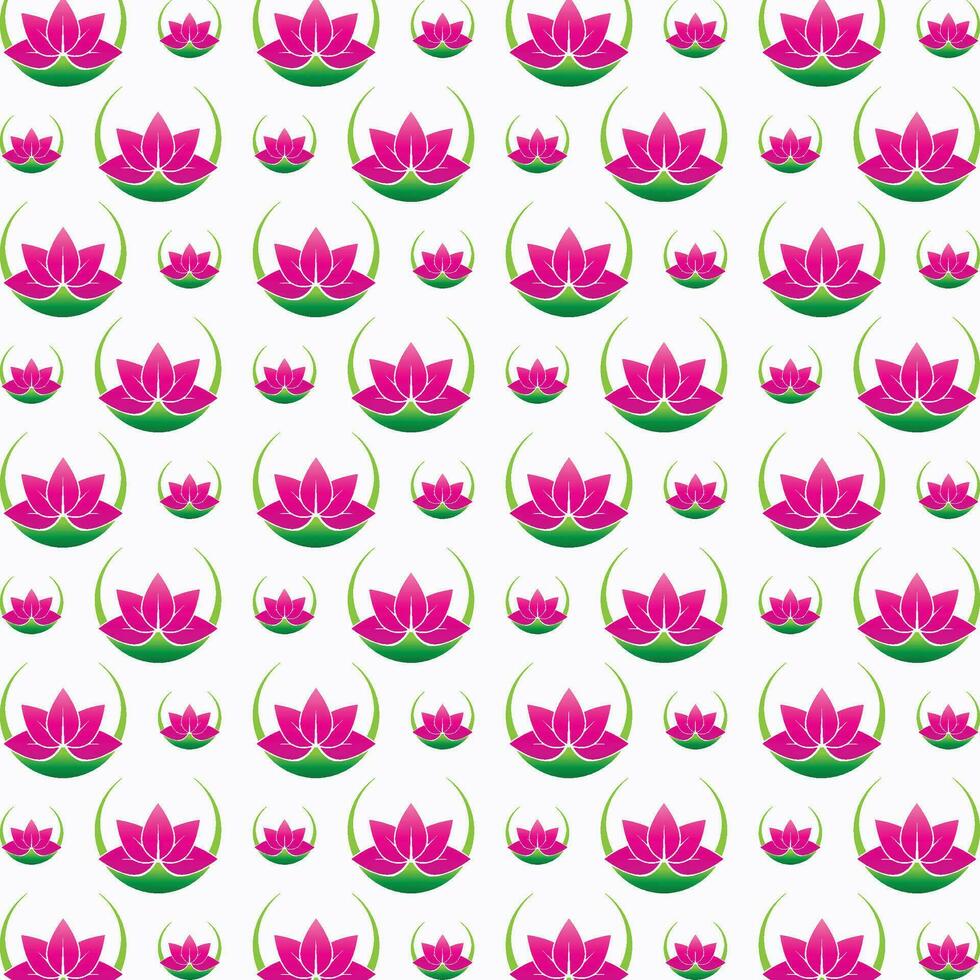 Schönheit Lotus Vektor Design Muster Illustration abstrakt Hintergrund