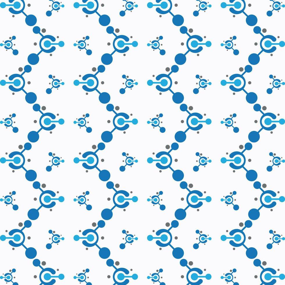 cyan Molekül Vektor Design Muster Illustration abstrakt Hintergrund