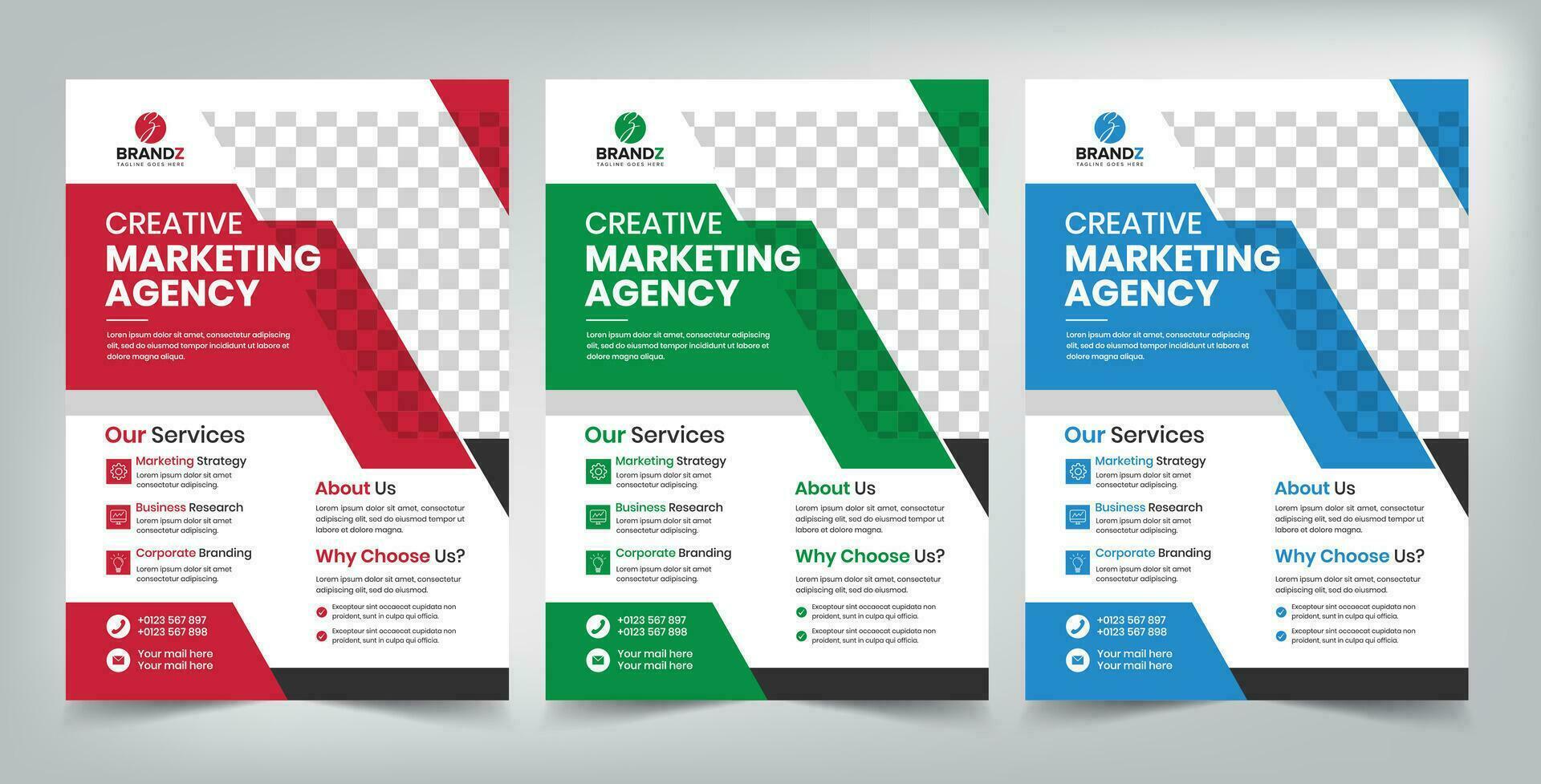 Corporate Business Flyer Vorlage vektor