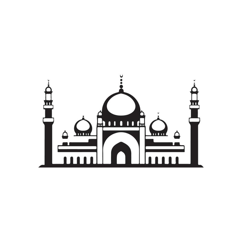 Moschee Logo Vektor Bilder