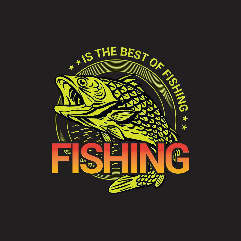 fiske typografi tshirt vektor design